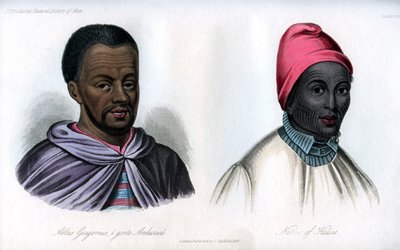 Abbas Gregorius a rodák z Hausa, 1848 od Unbekannt