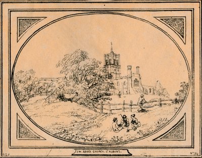Abbey Church, St. Albans, 1782 od Unbekannt