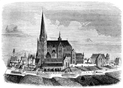 Opatství Saint-Denis, konec 16. století 1849 od Unbekannt