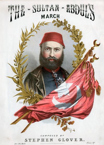 Abd-ul-Aziz 1830-1876, sultán Turecka z roku 1861, c1871 od Unbekannt