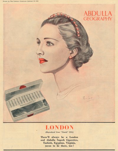 Abdulla Geography - Londýn, 1941 od Unbekannt