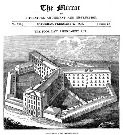 Abingdon Workhouse, Oxfordshire, postavený pro Abingdon Union, 1836 od Unbekannt