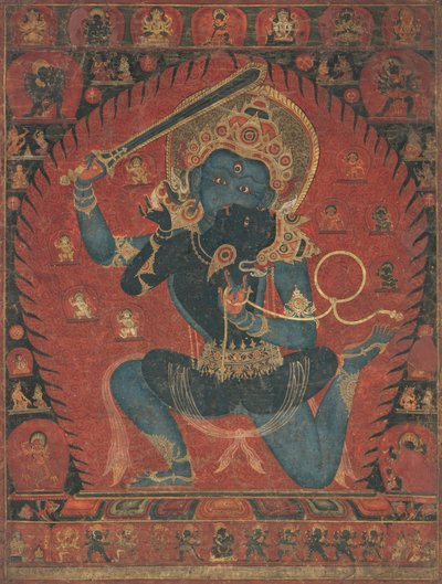 Akela s chotí Vishwavajari, 1525-50. od Unbekannt