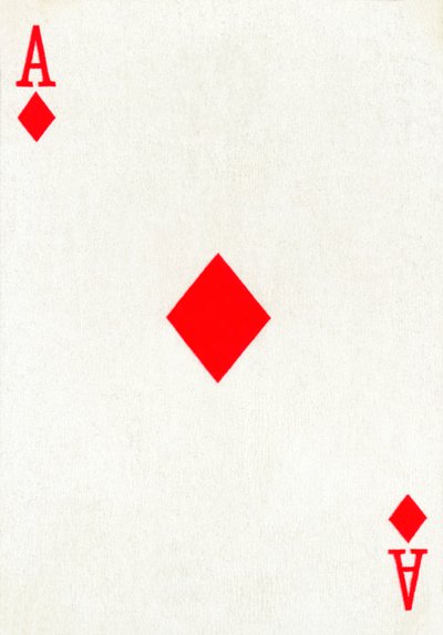 Ace of Diamonds z balíčku hracích karet Goodall & Son Ltd., c1940 od Unbekannt