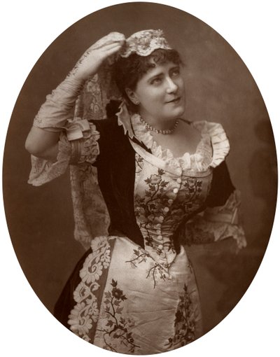 Ada Cavendish , britská herečka, 1882 od Unbekannt