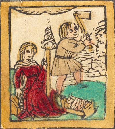 Adam a Eva, c. 1460. od Unbekannt