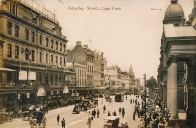 Adderley Street, Kapské Město, c1900 od Unbekannt