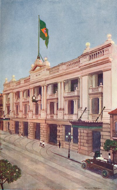 Administrativní kanceláře společnosti Rio Tramway, Light and Power Company, 1914 od Unbekannt