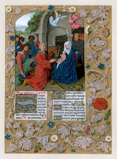 Klanění tří králů, c1490-1497 od Unbekannt