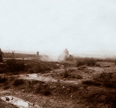 Postup s tanky, c1914-c1918 od Unbekannt