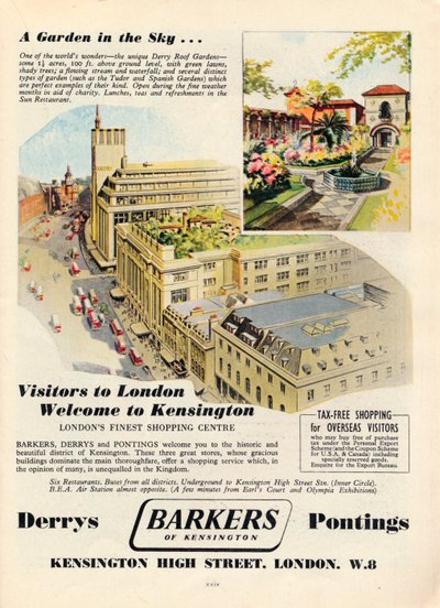 Reklama na Barkers of Kensington, 1951 od Unbekannt