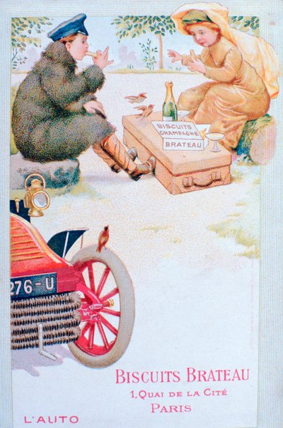 Reklama na Biscuits Brateau, c1900 od Unbekannt