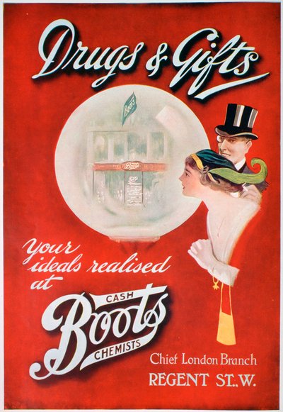 Reklama na Boots the Chemists, 1913 od Unbekannt
