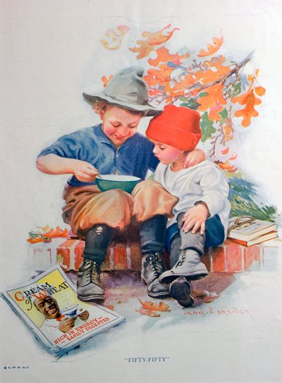 Reklama na krém z pšenice, americké teplé snídaňové cereálie, 1923 od Unbekannt