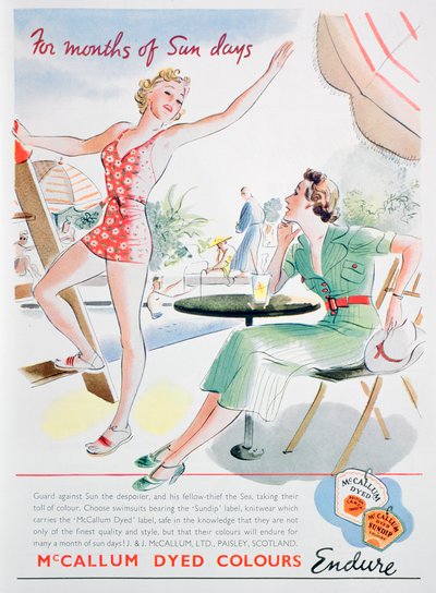 Reklama na barvy McCallum, 1937 od Unbekannt