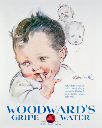 Reklama na Woodwards Gripe Water, 1925 od Unbekannt