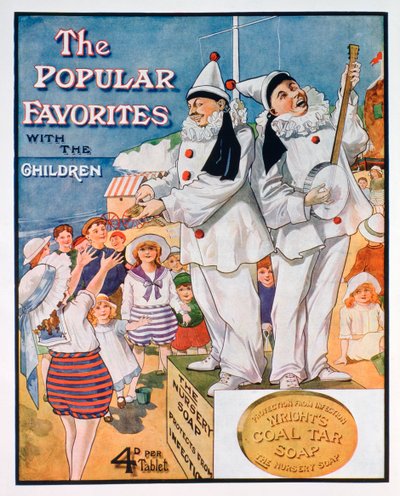 Reklama na mýdlo z uhelného dehtu Wrights, 1914 od Unbekannt