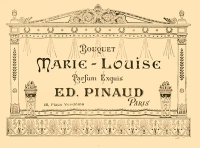 Reklama na parfém Marie-Louise, 1903. od Unbekannt