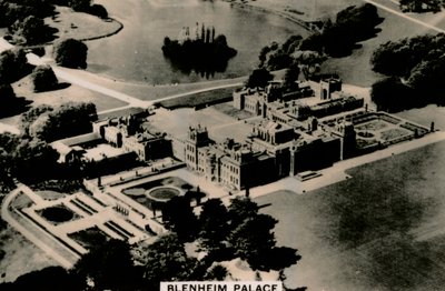 Letecký pohled na palác Blenheim, 1939 od Unbekannt