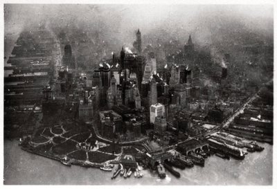 Letecký pohled na Manhattan, New York City, USA, ze Zeppelinu, 1928 1933 od Unbekannt