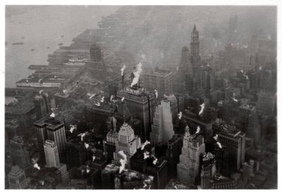 Letecký pohled na Manhattan, New York City, USA, ze Zeppelinu, 1928 1933 od Unbekannt