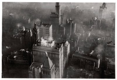Letecký pohled na Manhattan, New York City, USA, ze Zeppelinu, 1928 1933 od Unbekannt