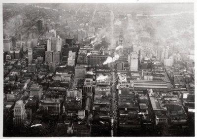 Letecký pohled na Philadelphii, Pennsylvania, USA, ze Zeppelinu, 1928 1933 od Unbekannt