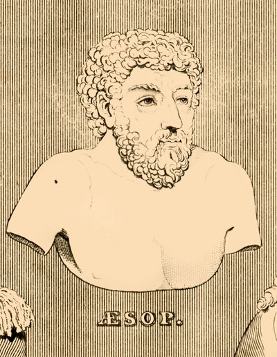 Ezop, c620-564 př.nl, 1830. od Unbekannt