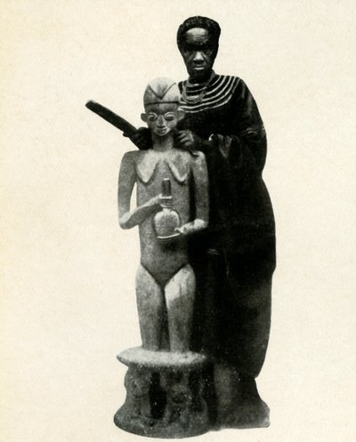 Africký sochař Kamerun, 1947. od Unbekannt