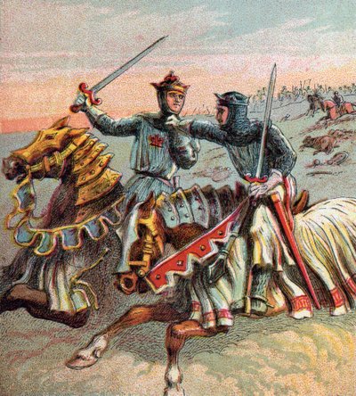 Po bitvě u Crecy, 1346, c1850 od Unbekannt