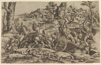 Agamemnon zabil Odia, ca. 1545. od Unbekannt