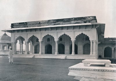 Agra. The Dewan-i-Khas nebo Hall of Public Audience, c1910. od Unbekannt