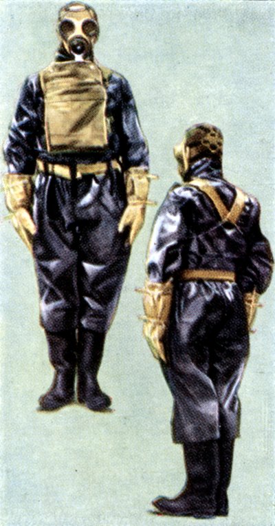 Air Raid Precaution, cigaretová karta, Britové, 1938 od Unbekannt