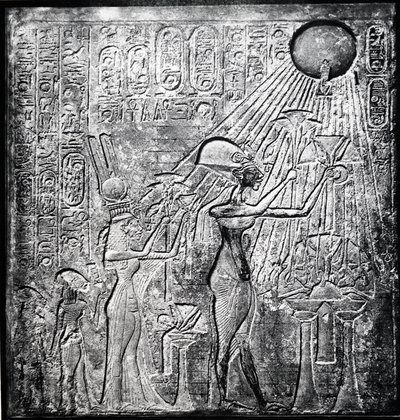 Achnaton Amenhotep IV kacíř egyptský faraon od Unbekannt
