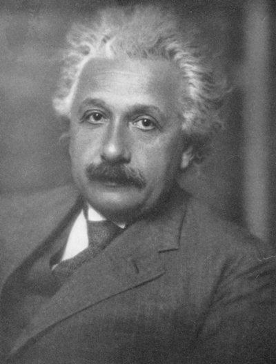 Albert Einstein , německo-švýcarsko-americký matematik a fyzik od Unbekannt