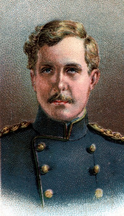Albert I 1875-1934, král Belgičanů od roku 1909, ve vojenské uniformě, 1917 od Unbekannt