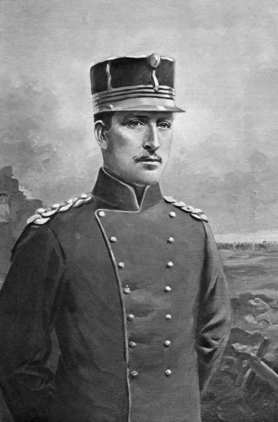 Albert I., král Belgičanů, konec 19.-začátek 20. století od Unbekannt