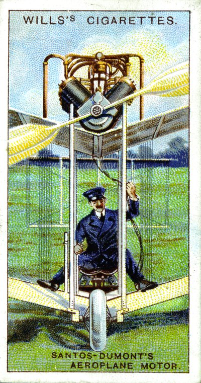 Alberto Santos-Dumont , brazilský aeronaut, první zaznamenaný let v Evropě, 1906, 1915 od Unbekannt