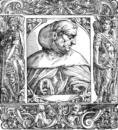 Albertus Magnus c1200-1280 dominikánský mnich německého původu, 16. století od Unbekannt