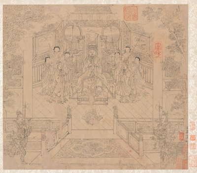 Album taoistických a buddhistických témat, 13. století. od Unbekannt