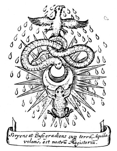 Alchymistická symbolika, 1652 od Unbekannt