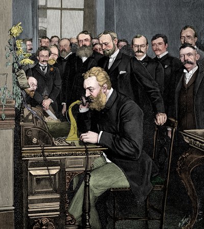 Alexander Graham Bell 1847-1922, americký vynálezce narozený ve Skotsku od Unbekannt