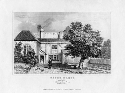 Alexander Popes House, Binfield, Berkshire, polovina 19. století od Unbekannt