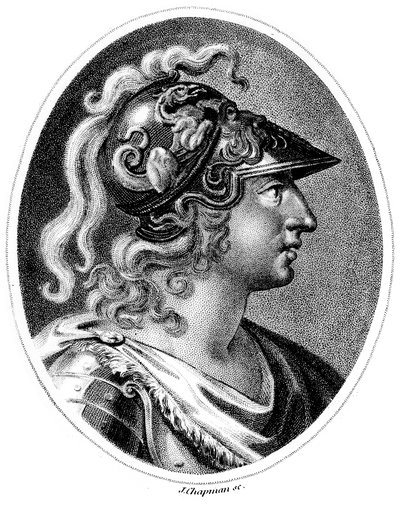 Alexandr Veliký 356-323 př.nl, c1800 od Unbekannt
