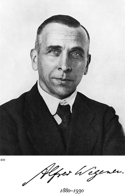 Alfred Lothar Wegener , německý geofyzik a meteorolog od Unbekannt