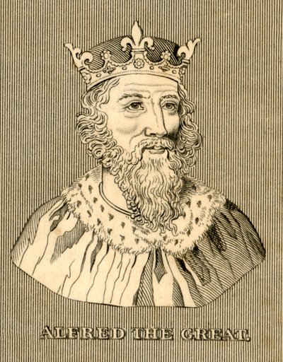 Alfréd Veliký, c847-899, 1830. od Unbekannt