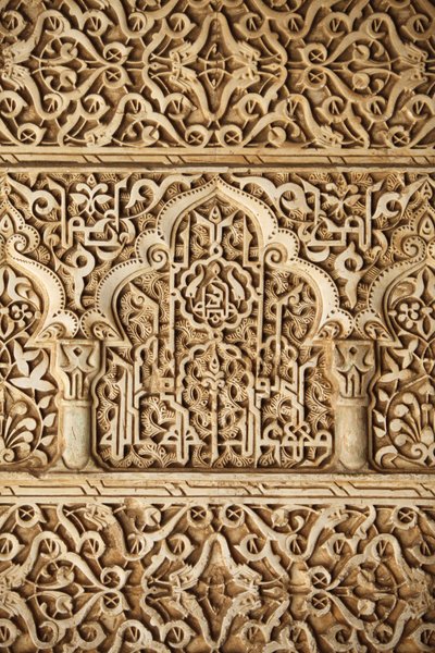 Alhambra – Paláce Nasrid – socha Palác lvů od Unbekannt
