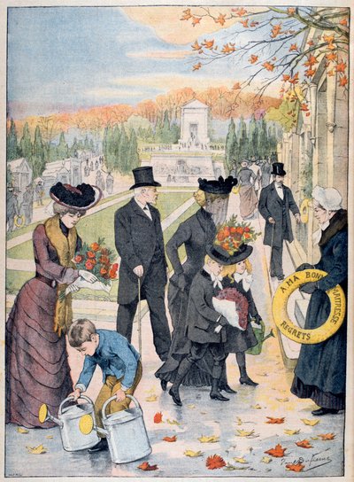 Den všech svatých, 1902. od Unbekannt