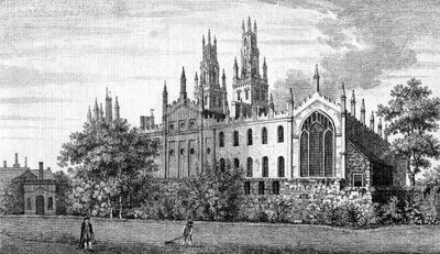 All Souls College, Oxfordská univerzita od Unbekannt