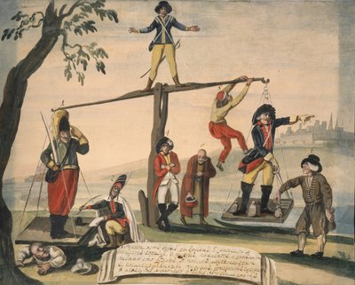 Alegorie Evropy v roce 1791, 1791 od Unbekannt